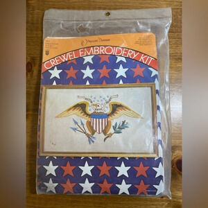 Pauline Denham Crewel Embroidery Kit‎ Eagle Picture.
